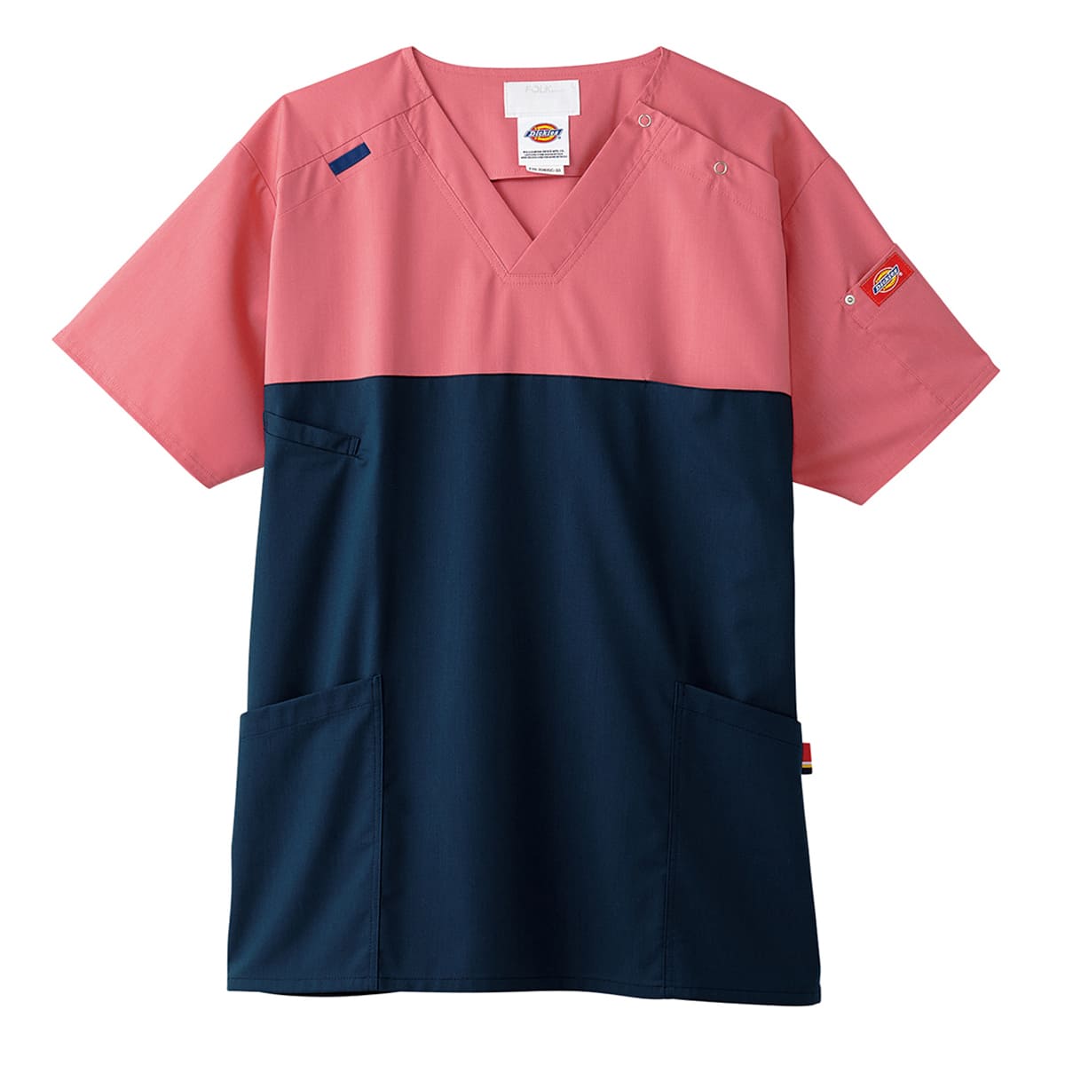 スクラブ（Dickies） | メディカルウェア | 1枚 | 7040SC | ミリーピンク×シールズ