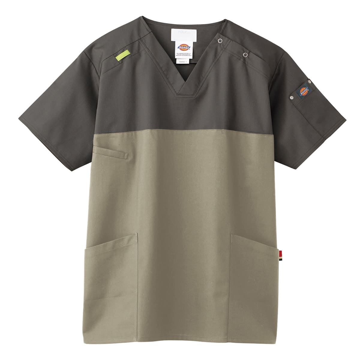 スクラブ（Dickies） | メディカルウェア | 1枚 | 7040SC | ガンメタ×ストーン