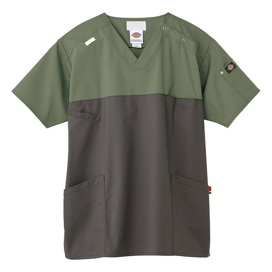 スクラブ（Dickies） | メディカルウェア | 1枚 | 7040SC | セージグリーン×ガンメタ