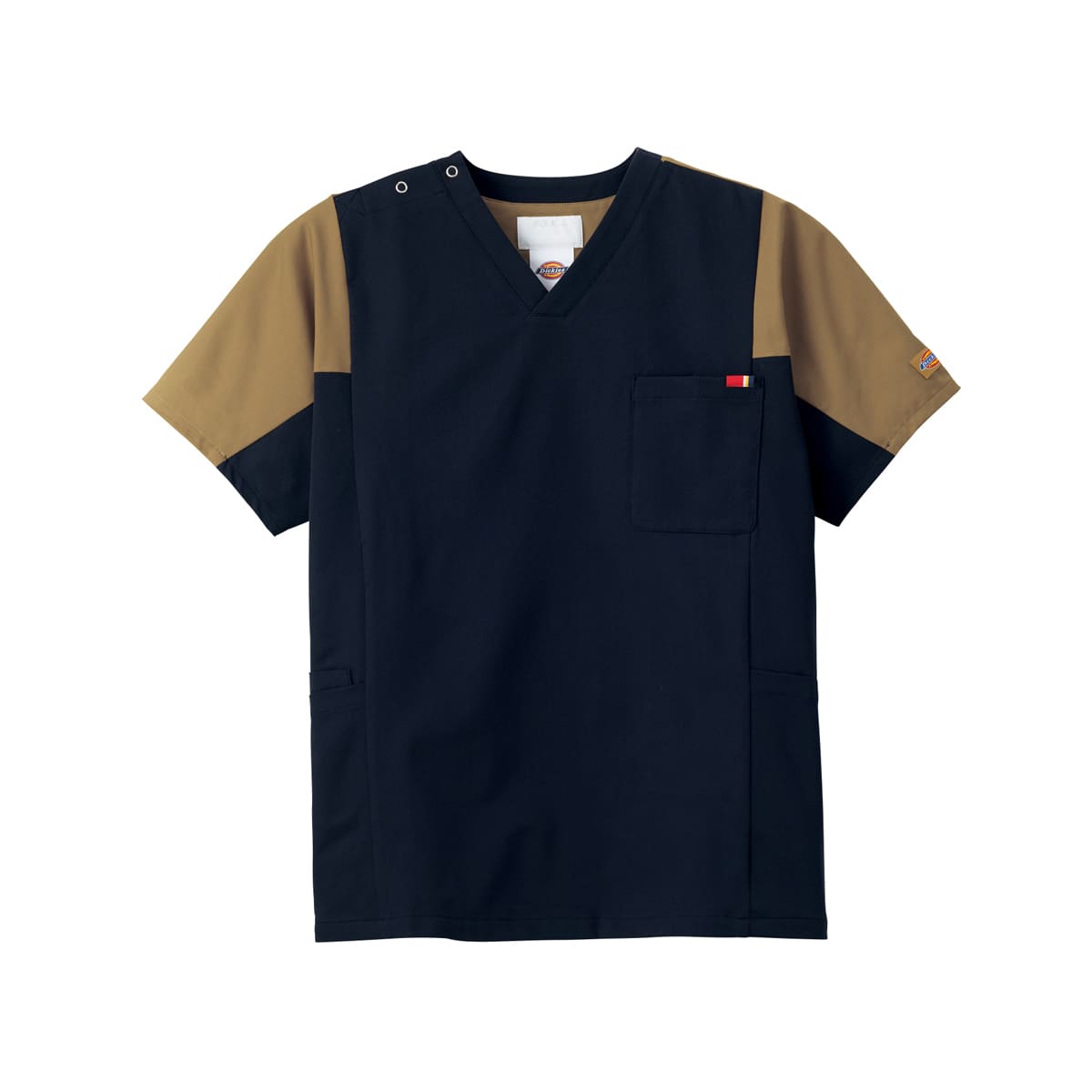 スクラブ（Dickies） | メディカルウェア | 1枚 | 7113SC | ダークネイビー×ベージュ