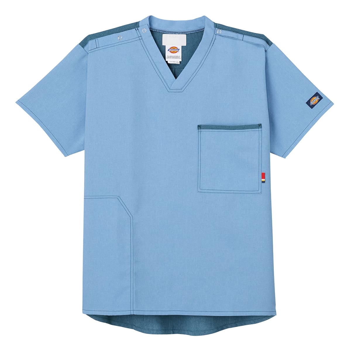スクラブ（Dickies） | メディカルウェア | 1枚 | CK704 | ライトデニム×ミドルインディゴ