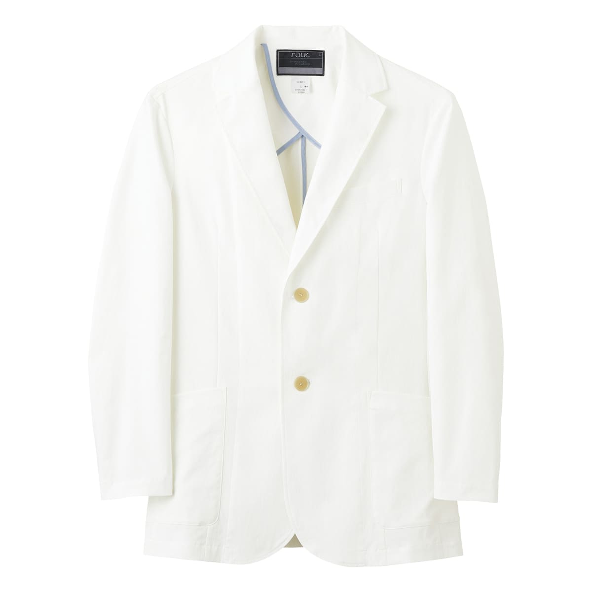 メンズシングルジャケット | ユニフォーム | 1枚 | 1018SY | ホワイト