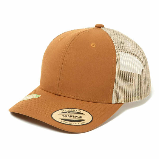 リサイクルド レトロトラッカー メッシュキャップ | ノベルティ(小物) | 1枚 | 6606R-JPLT | ライトブラウン