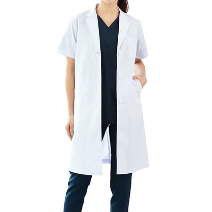 レディス診察衣シングル半袖 | ユニフォーム | 1枚 | 2532PO | ホワイト
