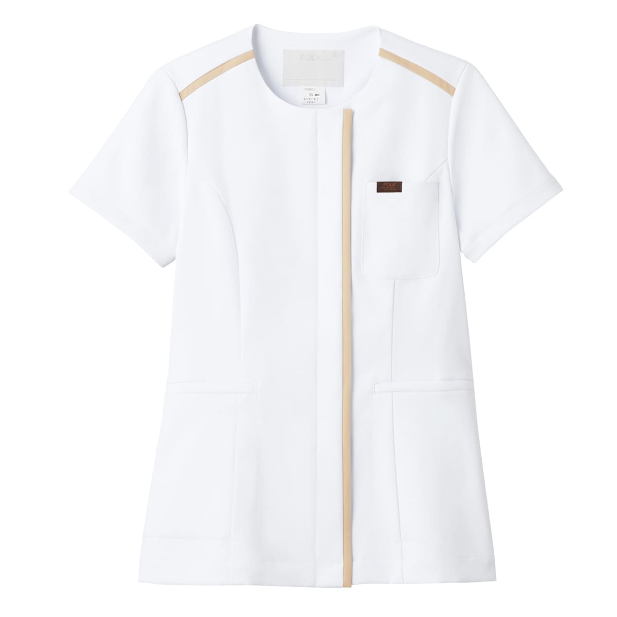 ジップスクラブ | 医療介護ユニフォーム | 1枚 | 7100SC | ホワイト