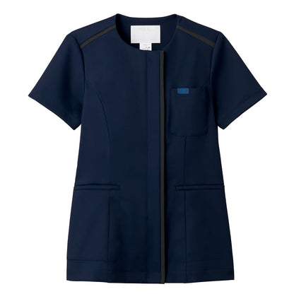 ジップスクラブ | 医療介護ユニフォーム | 1枚 | 7100SC | ダークネイビー