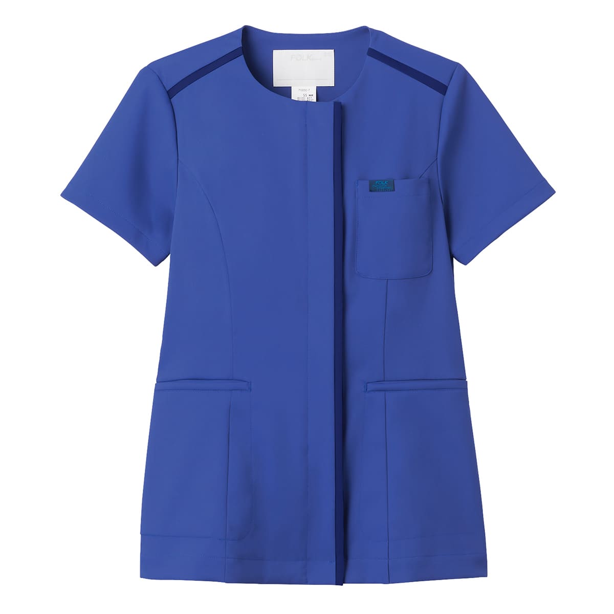 ジップスクラブ | 医療介護ユニフォーム | 1枚 | 7100SC | サファイアブルー