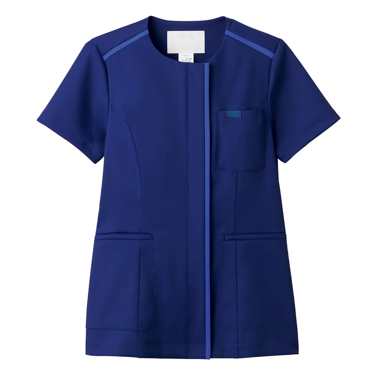 ジップスクラブ | 医療介護ユニフォーム | 1枚 | 7100SC | ミディアムブルー