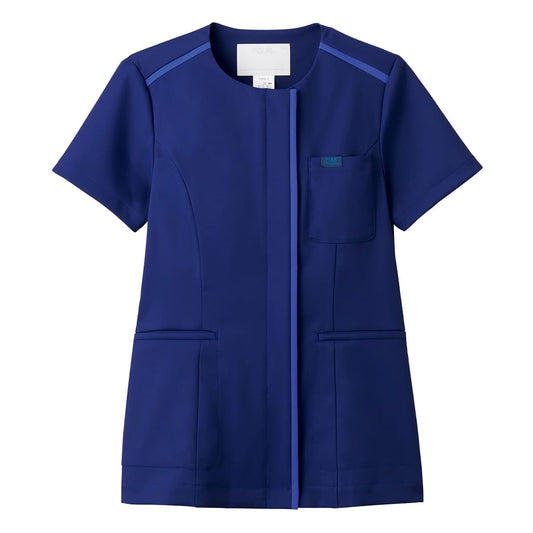 ジップスクラブ | 医療介護ユニフォーム | 1枚 | 7100SC | ミディアムブルー