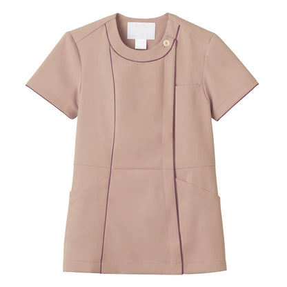 レディスジップスクラブ | 医療介護ユニフォーム | 1枚 | 7101SC | ココア