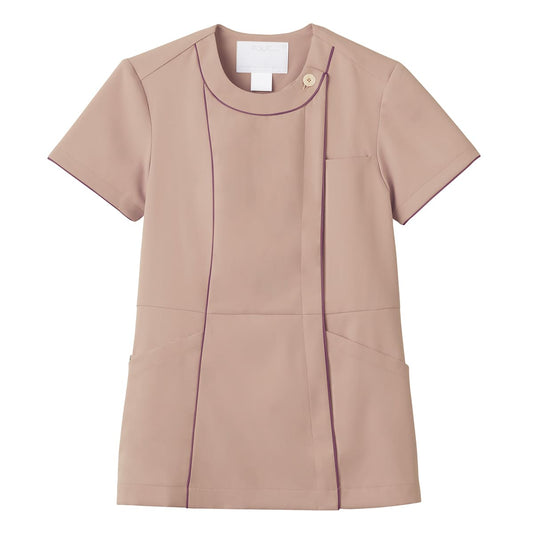レディスジップスクラブ | 医療介護ユニフォーム | 1枚 | 7101SC | ココア