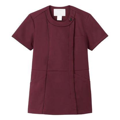 レディスジップスクラブ | 医療介護ユニフォーム | 1枚 | 7101SC | バーガンディ