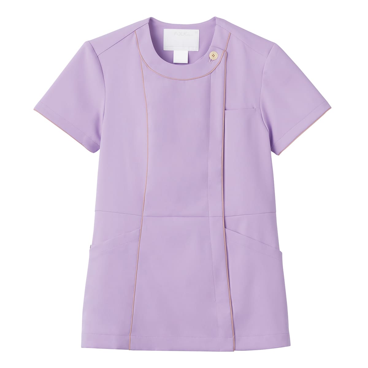 レディスジップスクラブ | 医療介護ユニフォーム | 1枚 | 7101SC | ライラック