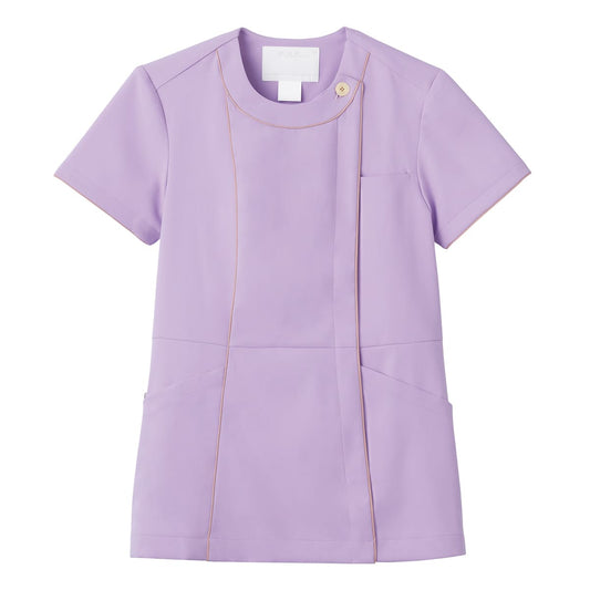 レディスジップスクラブ | 医療介護ユニフォーム | 1枚 | 7101SC | ライラック