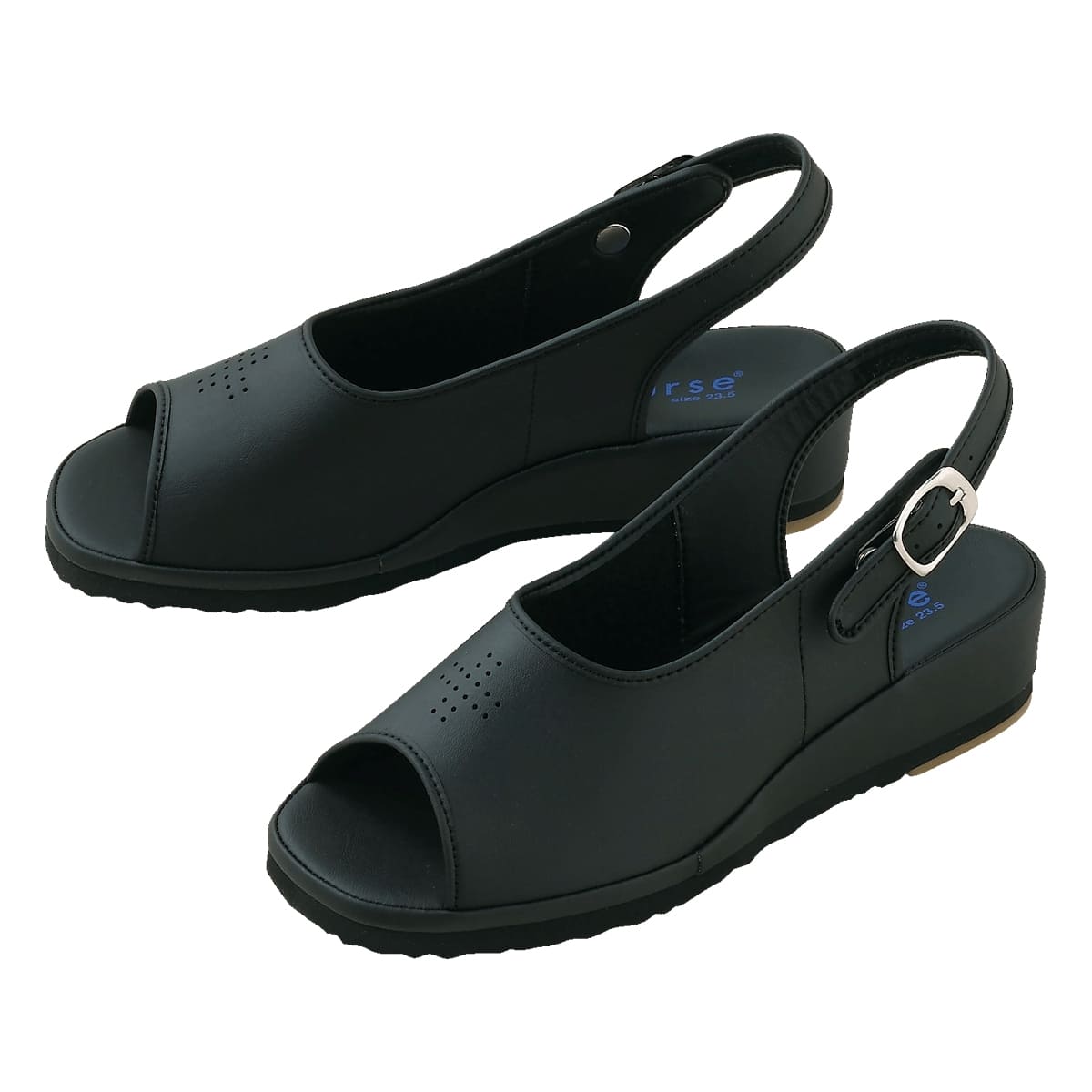 ナースサンダル | 医療介護ユニフォーム | 1枚 | 758 | ブラック