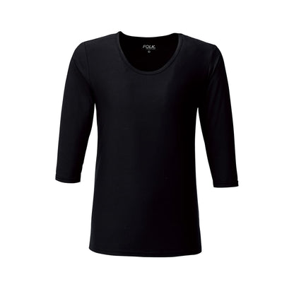 メンズカットソー（8分袖） | ユニフォーム | 1枚 | 9002 | ブラック