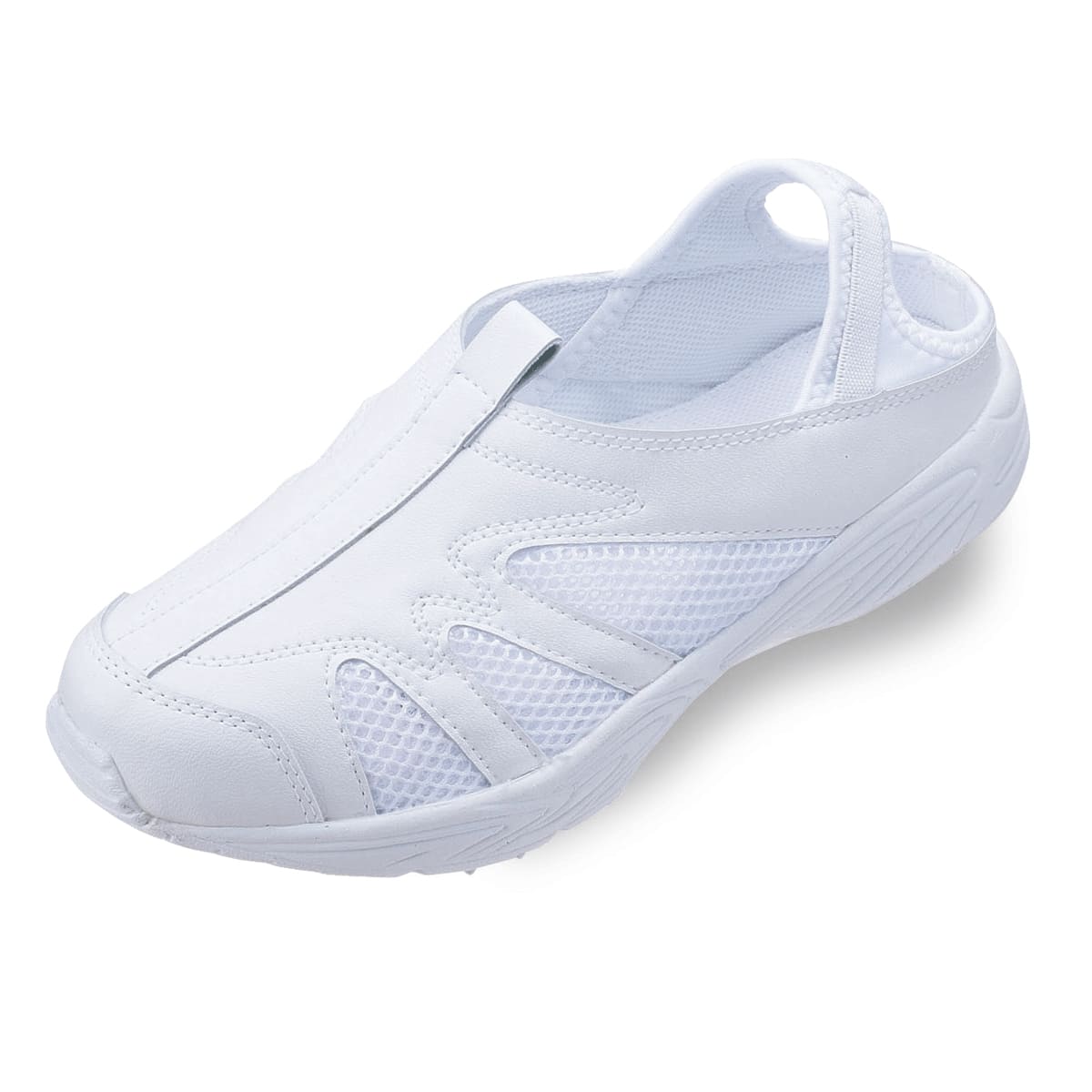 サイドメッシュナースクロッグ | 医療介護ユニフォーム | 1枚 | 927 | ホワイト