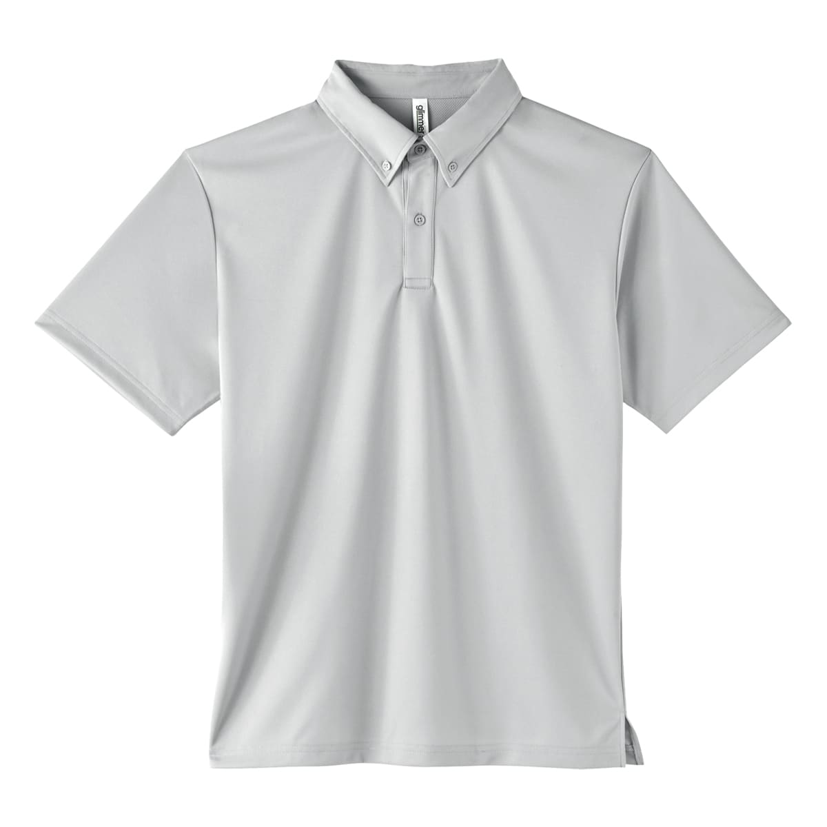 4.4オンス ドライボタンダウンポロシャツ（ポケット無し） | メンズ | 1枚 | 00313-ABN | シルバーグレー
