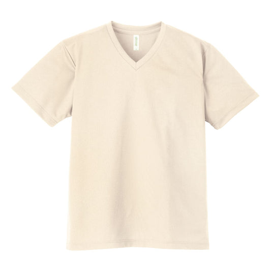 4.4オンス ドライ Vネック Tシャツ | メンズ | 1枚 | 00337-AVT | ライトベージュ