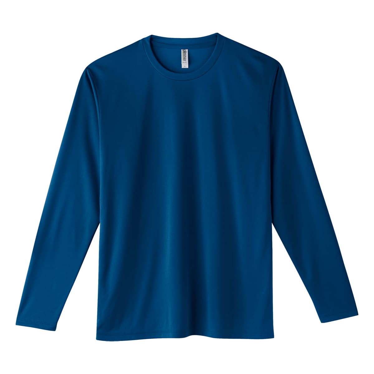 3.5オンス インターロックドライ長袖Tシャツ | ビッグサイズ | 1枚 | 00352-AIL | インディゴ