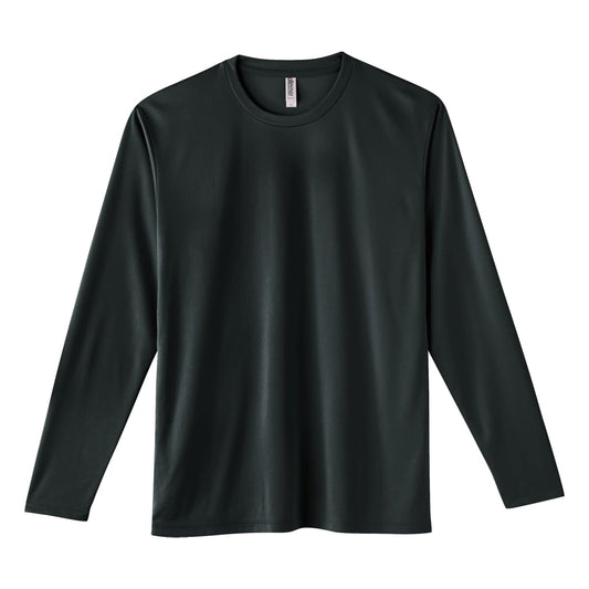 3.5オンス インターロックドライ長袖Tシャツ | ビッグサイズ | 1枚 | 00352-AIL | スモークブラック