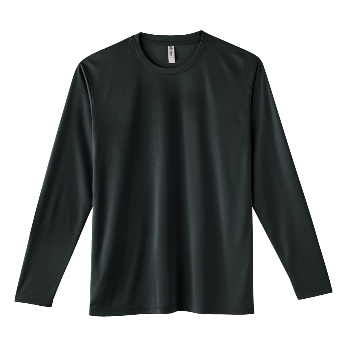 3.5オンス インターロックドライ長袖Tシャツ | メンズ | 1枚 | 00352-AIL | スモークブラック