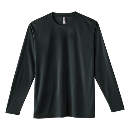 3.5オンス インターロックドライ長袖Tシャツ | メンズ | 1枚 | 00352-AIL | スモークブラック