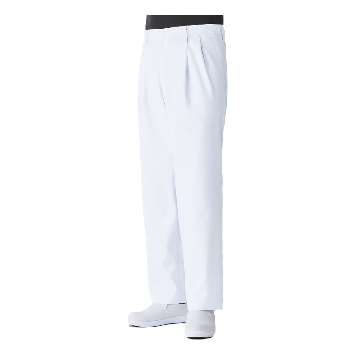 スラックス（メンズ） | ユニフォーム | 1枚 | 437-KZ2 | ホワイト