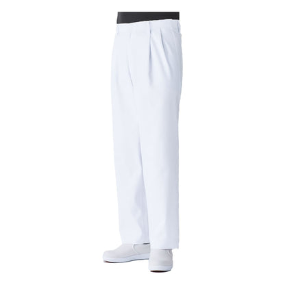スラックス（メンズ） | ユニフォーム | 1枚 | 437-KZ2 | ホワイト