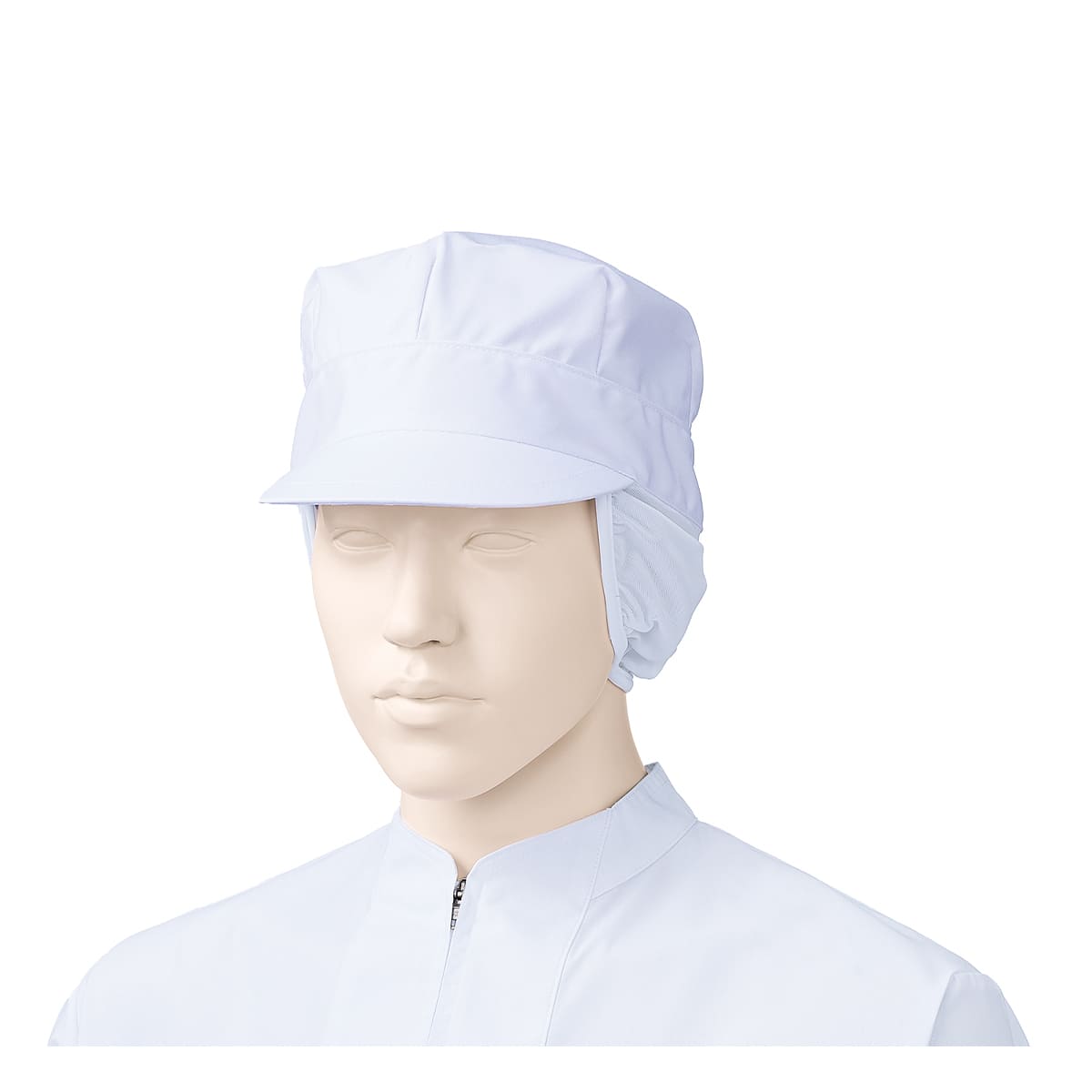 八角帽子（ストレッチメッシュ）（2枚入） | ユニフォーム | 1枚 | 475-KZ3 | 白