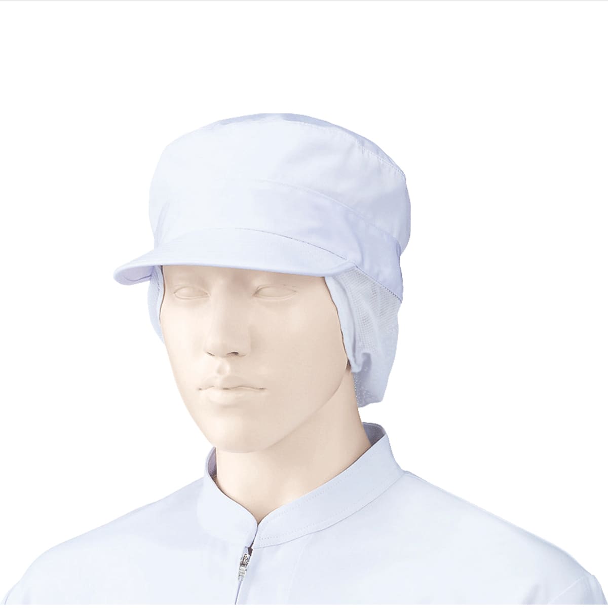 丸天帽子（サイドメッシュ）（2枚入） | ユニフォーム | 1枚 | 475-KZ5 | 白