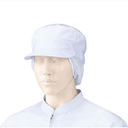 丸天帽子（サイドメッシュ）（2枚入） | ユニフォーム | 1枚 | 475-KZ5 | 白