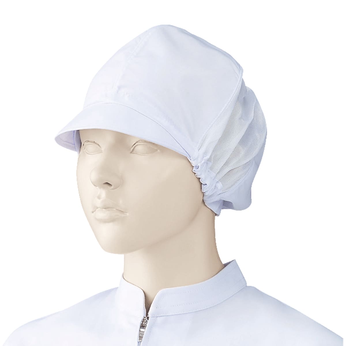 女子帽子（6枚ハギ・メッシュ付）（2枚入） | ユニフォーム | 1枚 | 482-KZ1 | ホワイト