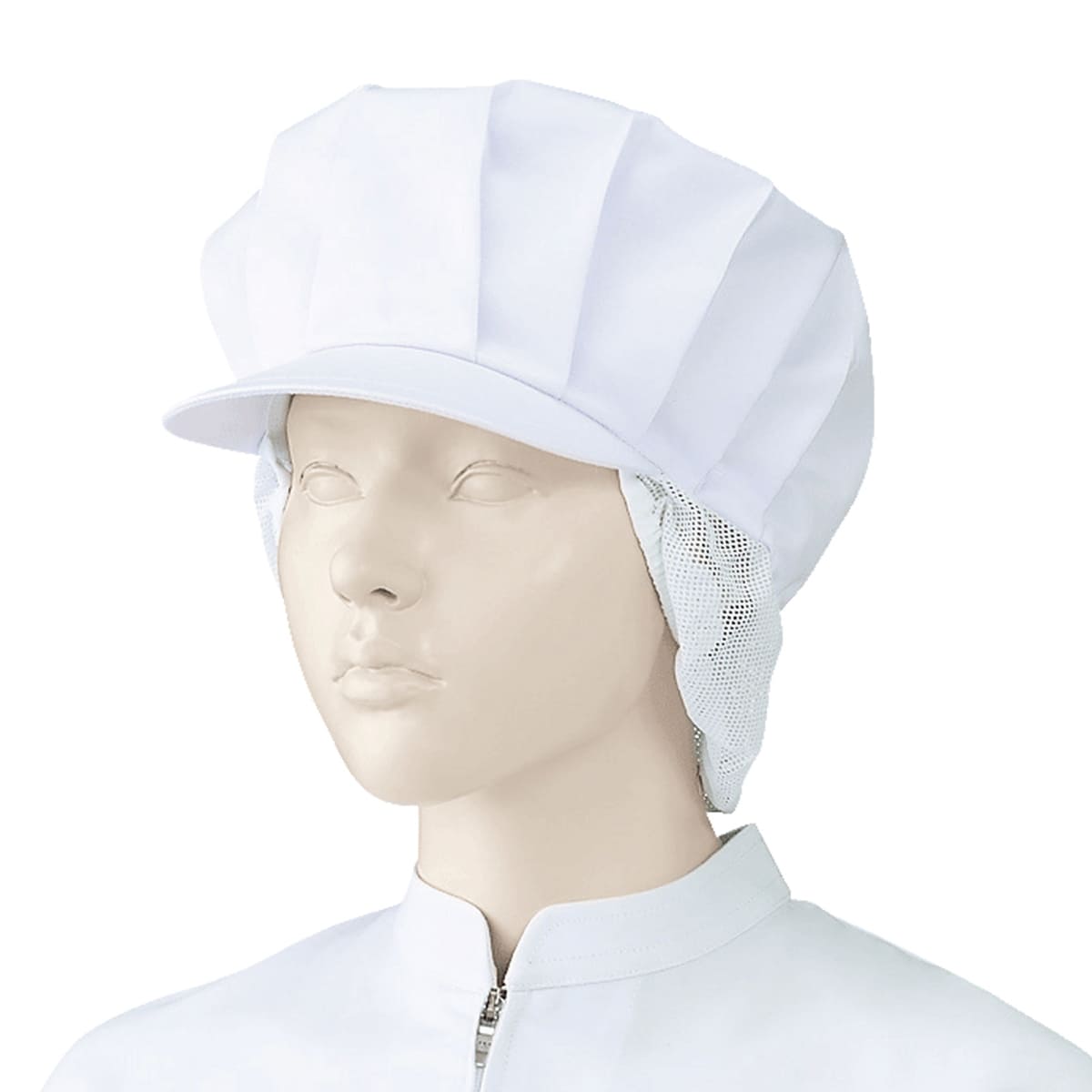 女子帽子（タレ付）（2枚入） | ユニフォーム | 1枚 | 482-KZ6 | ホワイト