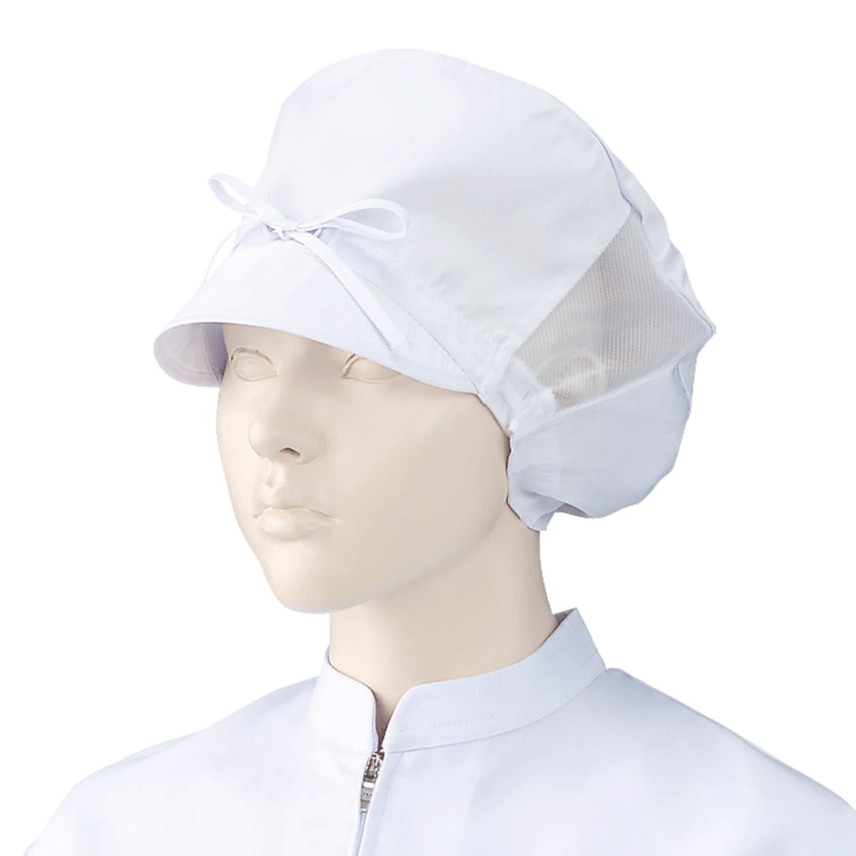 作業帽子（メッシュ付）（2枚入） | ユニフォーム | 1枚 | 484-KZ2 | ホワイト