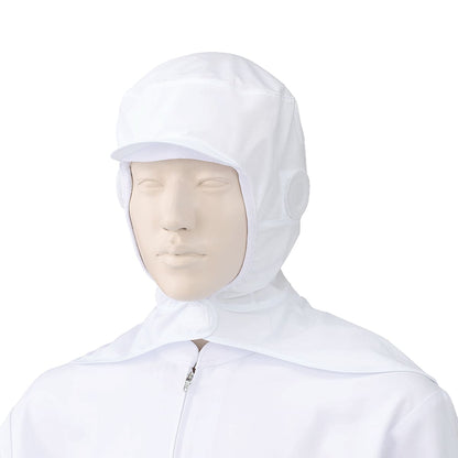 フード帽子（ケープ付）（1枚入） | ユニフォーム | 1枚 | 484-KZ5 | ホワイト