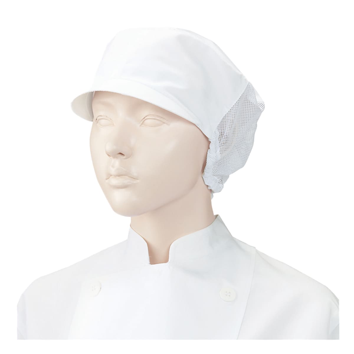 ネット付キャップ（2枚入） | ユニフォーム | 1枚 | APK484 | ホワイト