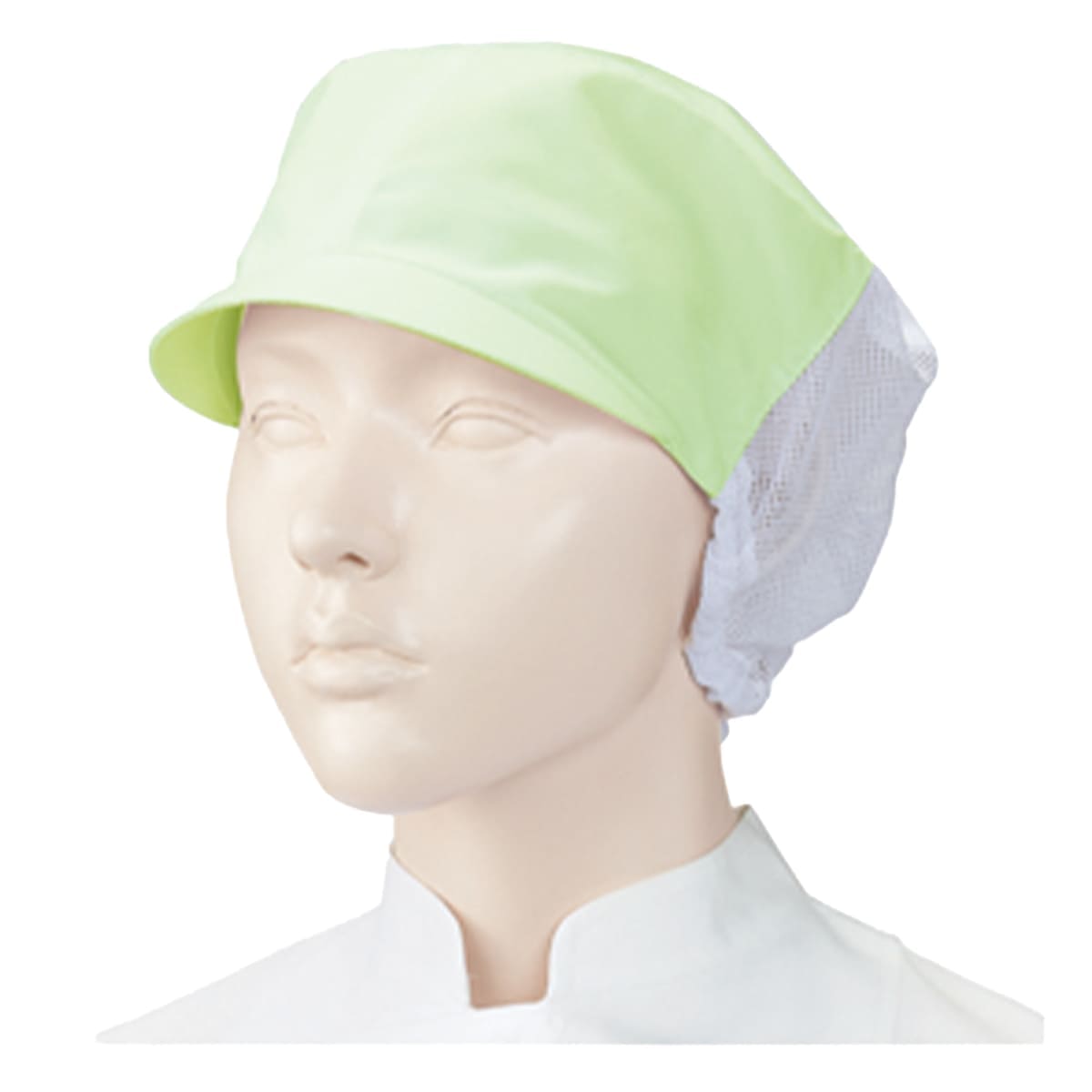 ネット付キャップ（2枚入） | ユニフォーム | 1枚 | APK484 | ミントグリーン