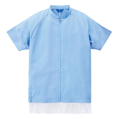 ジャンパー半袖（男女兼用） | ユニフォーム | 1枚 | KZN402 | サックス