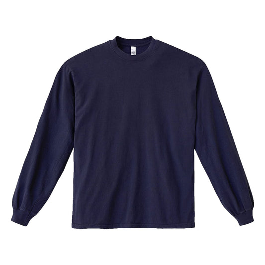 los angeles apparel S/S Grmnt Dye Crew Neck 6.5oz | メンズ | 1枚 | 1807GD | NAVY