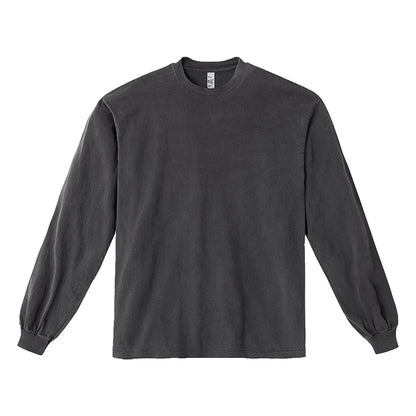 los angeles apparel S/S Grmnt Dye Crew Neck 6.5oz | メンズ | 1枚 | 1807GD | VINTAGE BLACK
