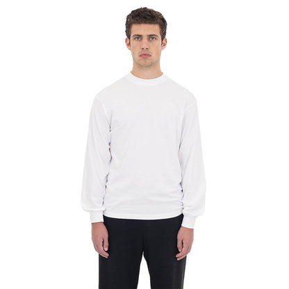 los angeles apparel S/S Grmnt Dye Crew Neck 6.5oz | メンズ | 1枚 | 1807GD | WHITE