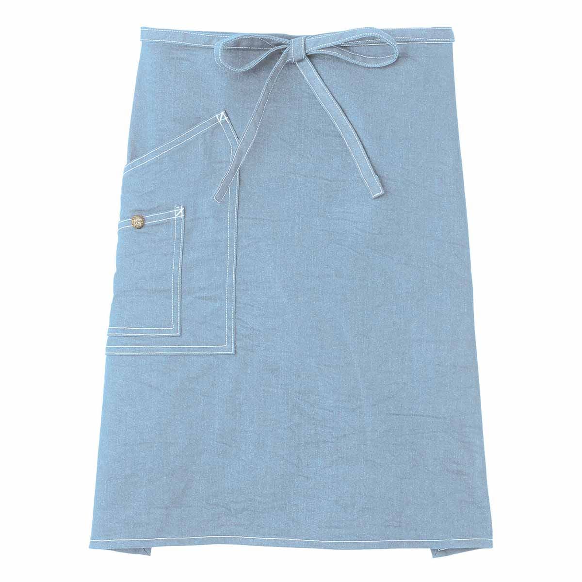 ミドルエプロン | ノベルティ(小物) | 1枚 | LCK79004 | ライトインディゴ