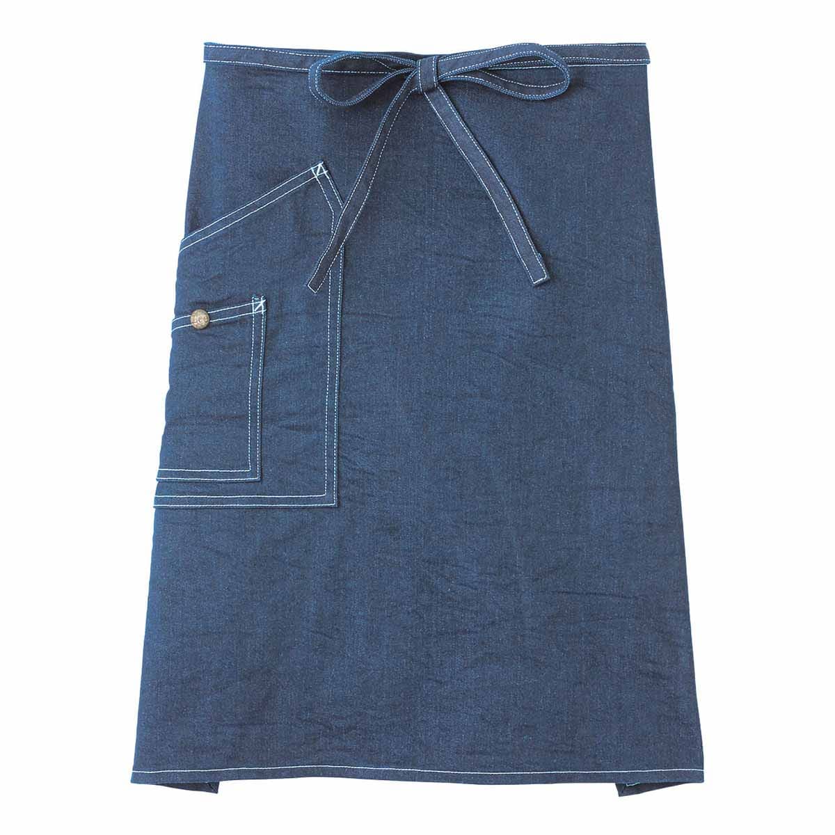 ミドルエプロン | ノベルティ(小物) | 1枚 | LCK79004 | ミディアムインディゴ