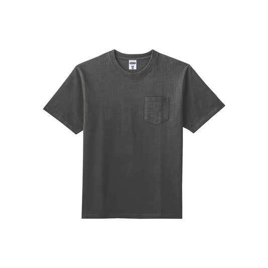 10.2オンスポケット付きスーパーヘビーウェイトTシャツ | メンズ | 1枚 | MS1157 | チャコールグレー