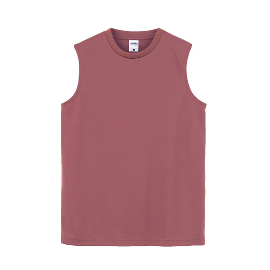 ノースリーブTシャツ（ポリジン加工） | メンズ | 1枚 | MS1165 | ラズベリーレッド