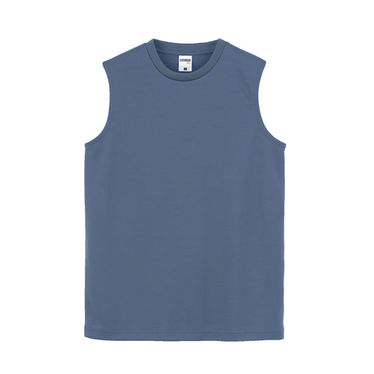 ノースリーブTシャツ（ポリジン加工） | メンズ | 1枚 | MS1165 | アイアンネイビー