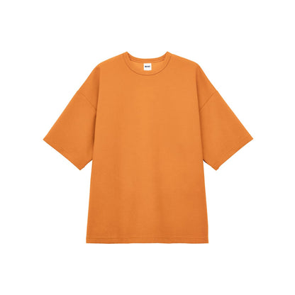 8.5オンス ダンボールニットビッグシルエットTシャツ（ポリジン加工） | メンズ | 1枚 | MS1167 | オレンジ