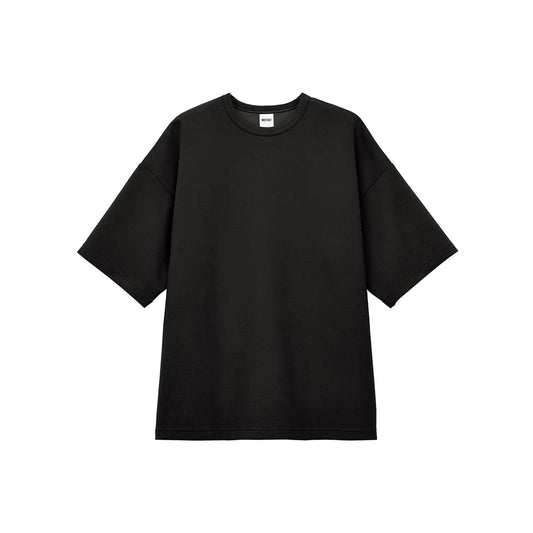 8.5オンス ダンボールニットビッグシルエットTシャツ（ポリジン加工） | メンズ | 1枚 | MS1167 | ブラック