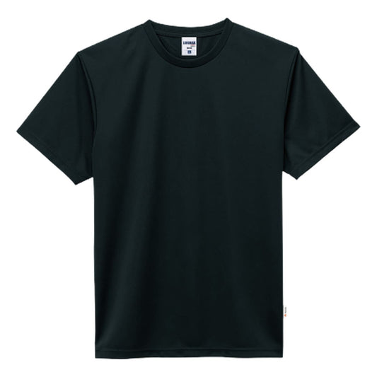 4.3オンス ドライTシャツ（ポリジンW加工） | メンズ | 1枚 | MS1190 | ブラック